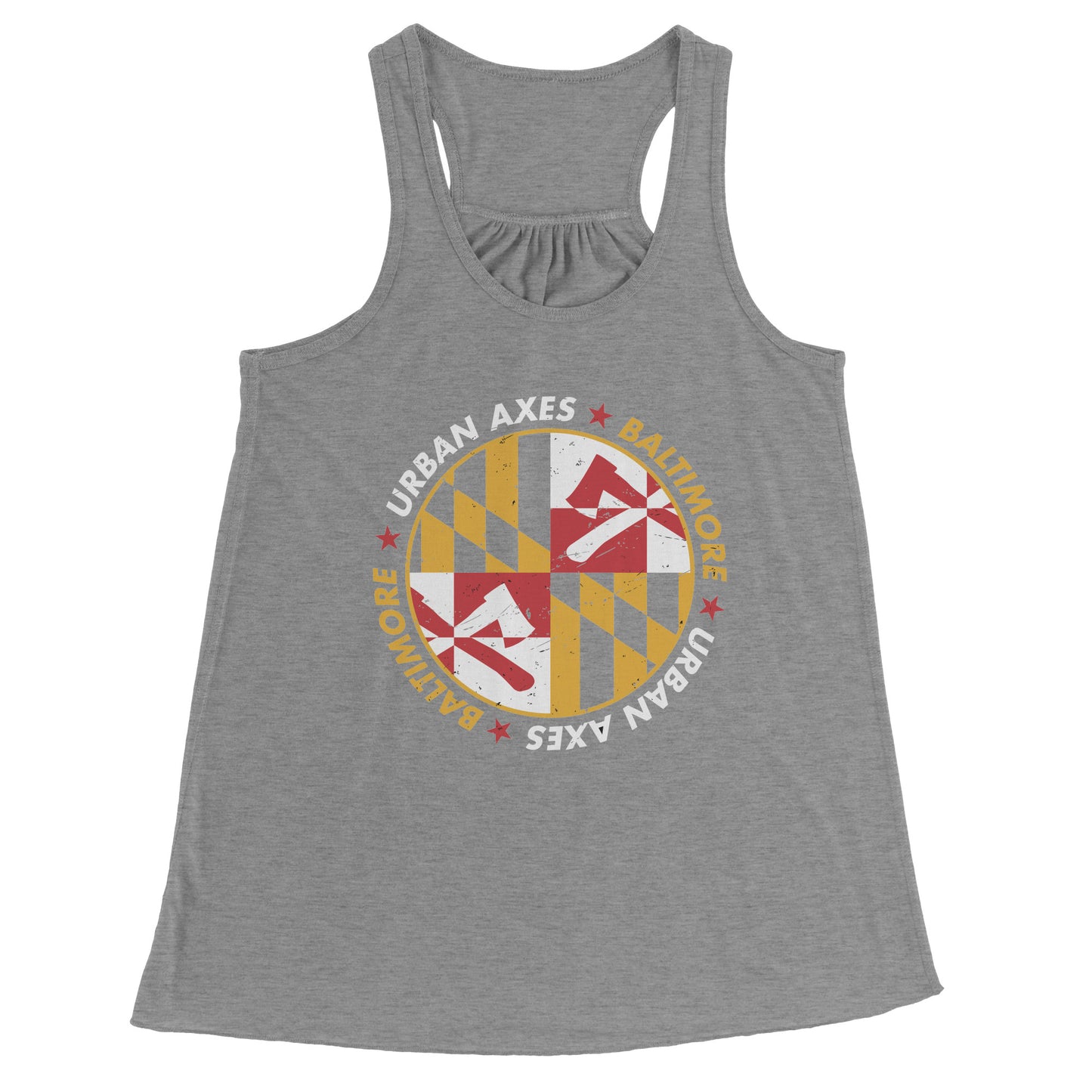 Baltimore Flag - Bella Women's Racerback Tank