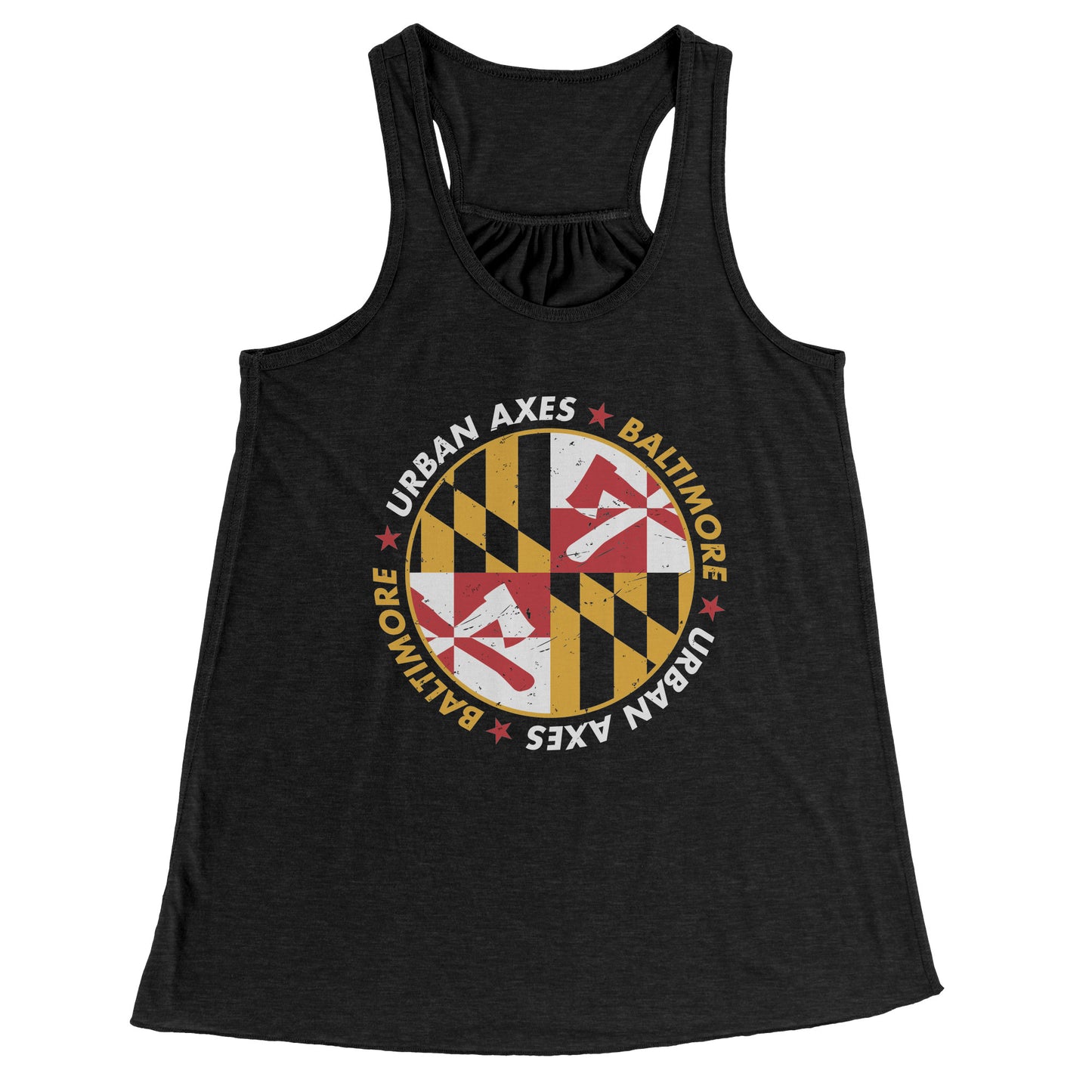 Baltimore Flag - Bella Women's Racerback Tank