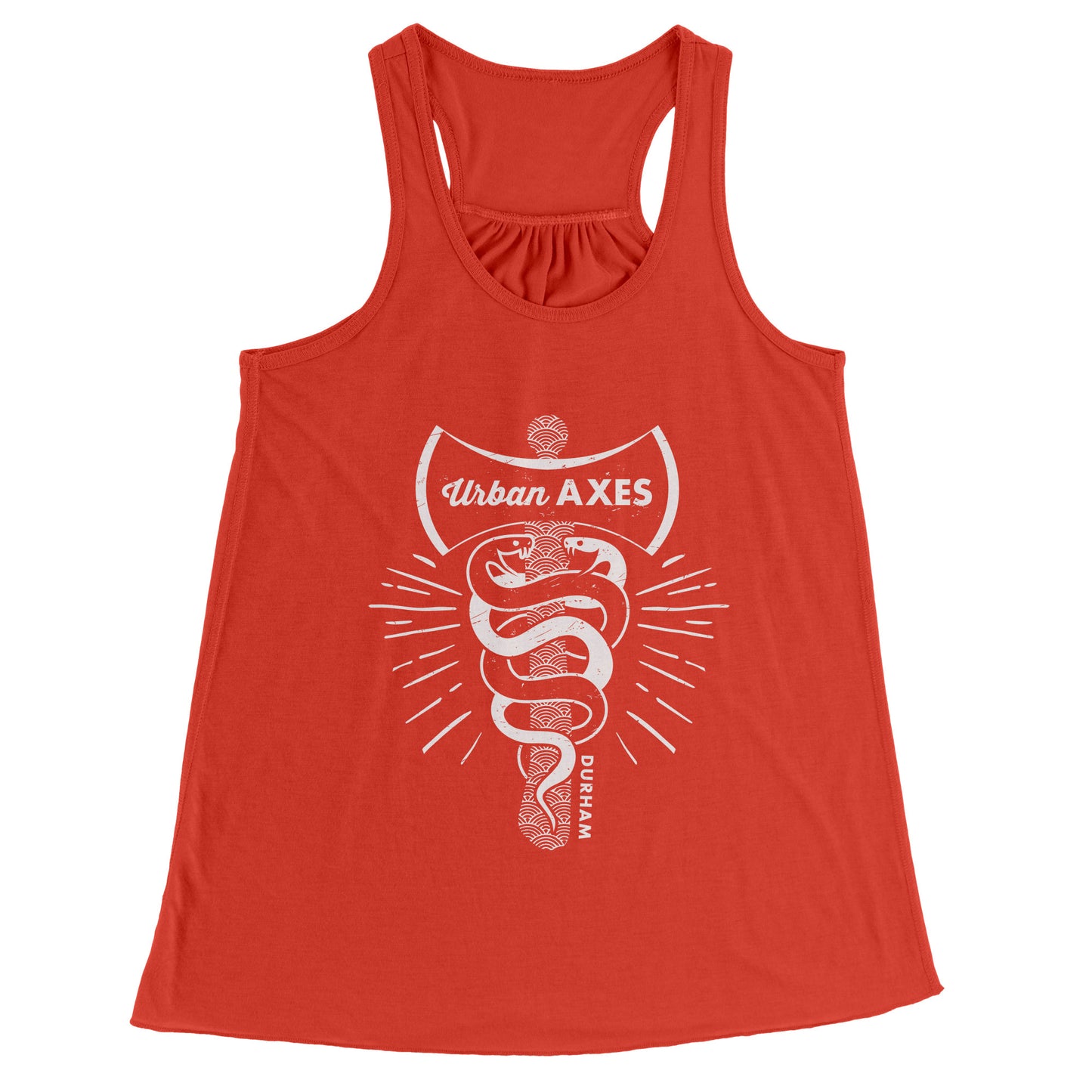 Durham City of Axes Bella Racerback Women's Tank