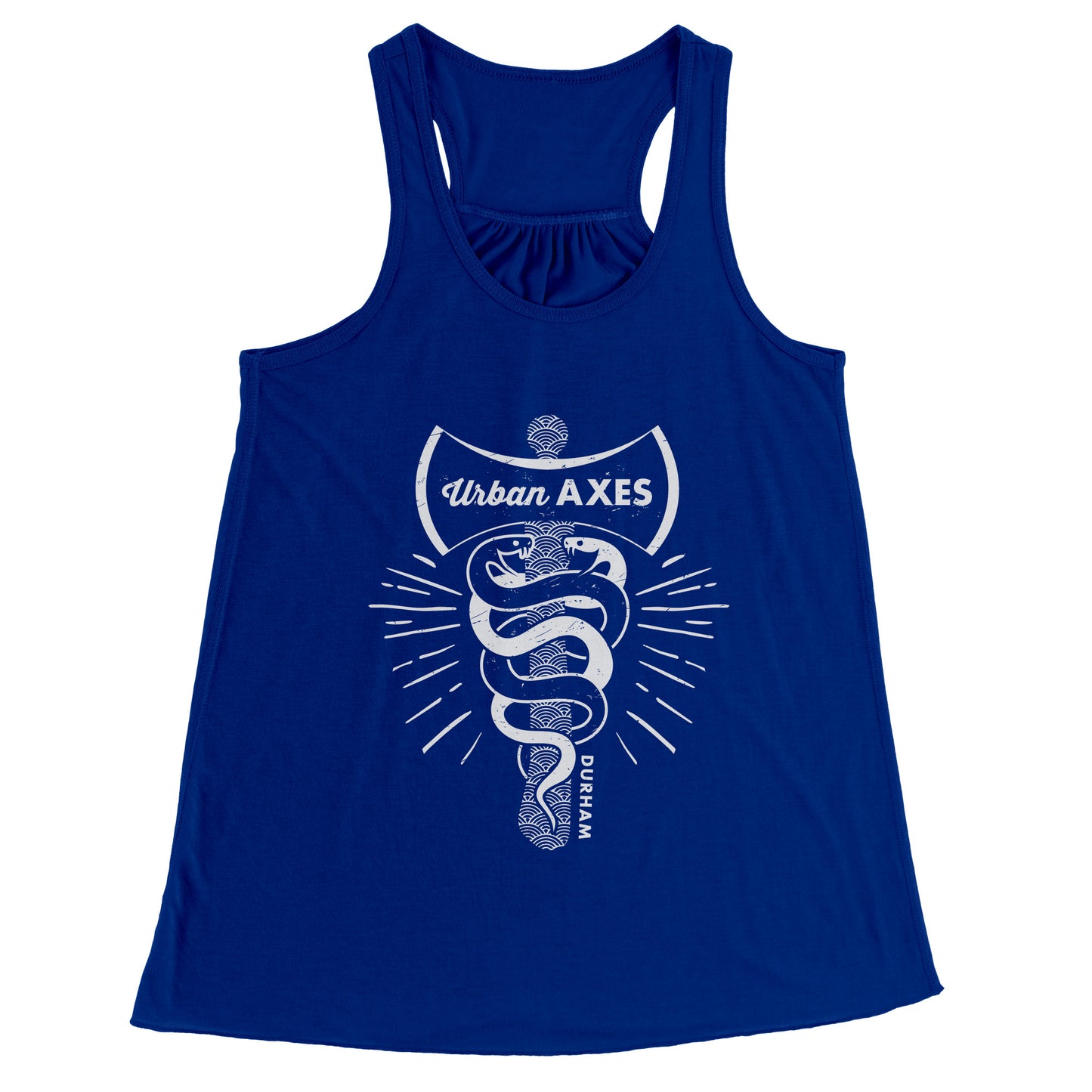 Durham City of Axes Bella Racerback Women's Tank