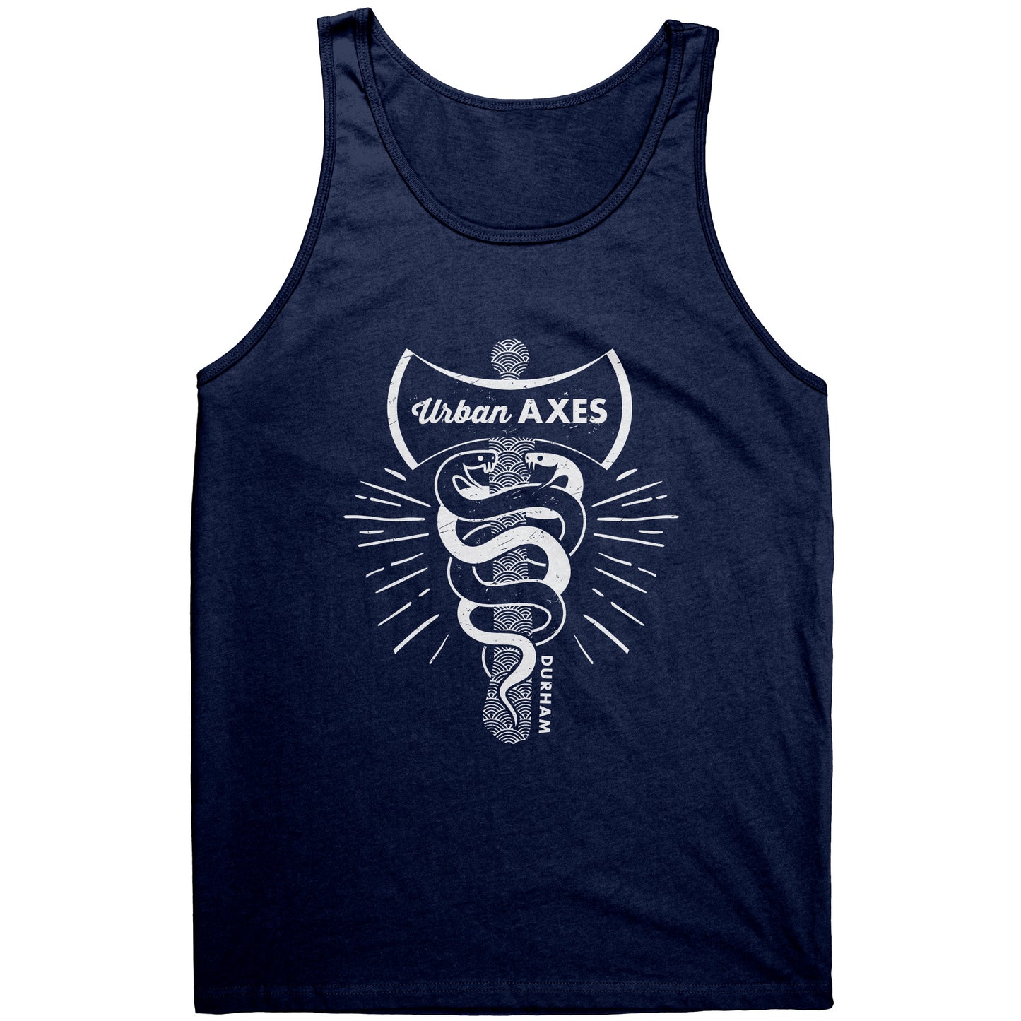 Durham City of Axes Canvas Unisex Tank