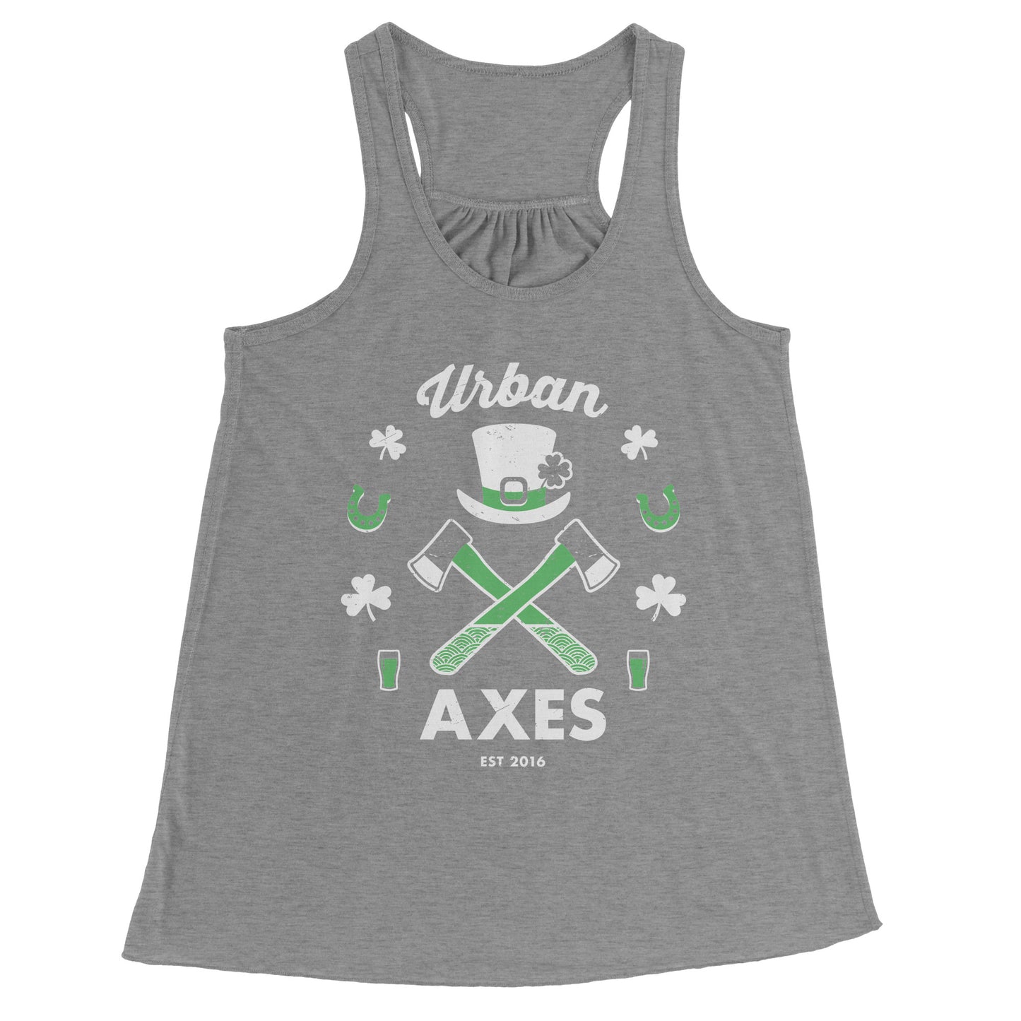 Lucky Axes #2 - Bella Women's Racerback Tank