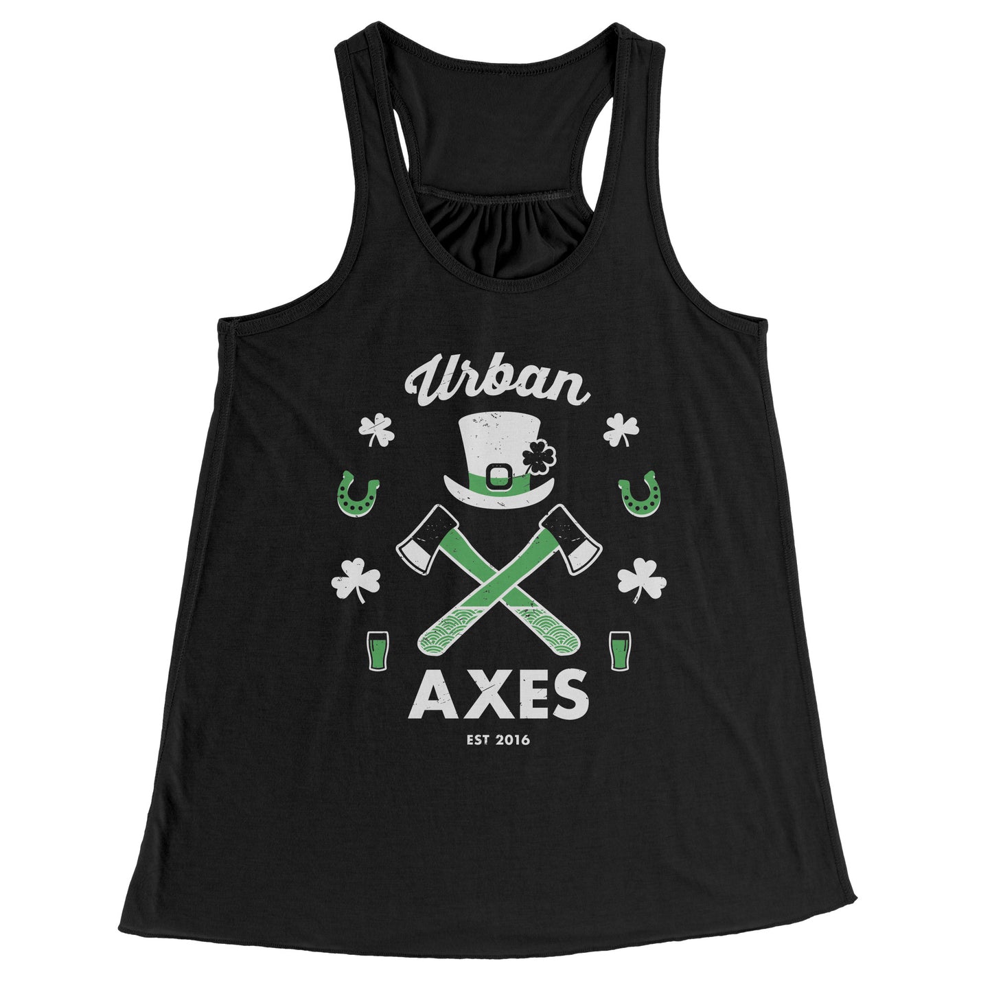 Lucky Axes #2 - Bella Women's Racerback Tank