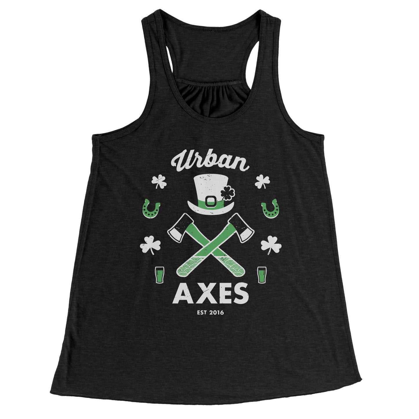 Lucky Axes #2 - Bella Women's Racerback Tank