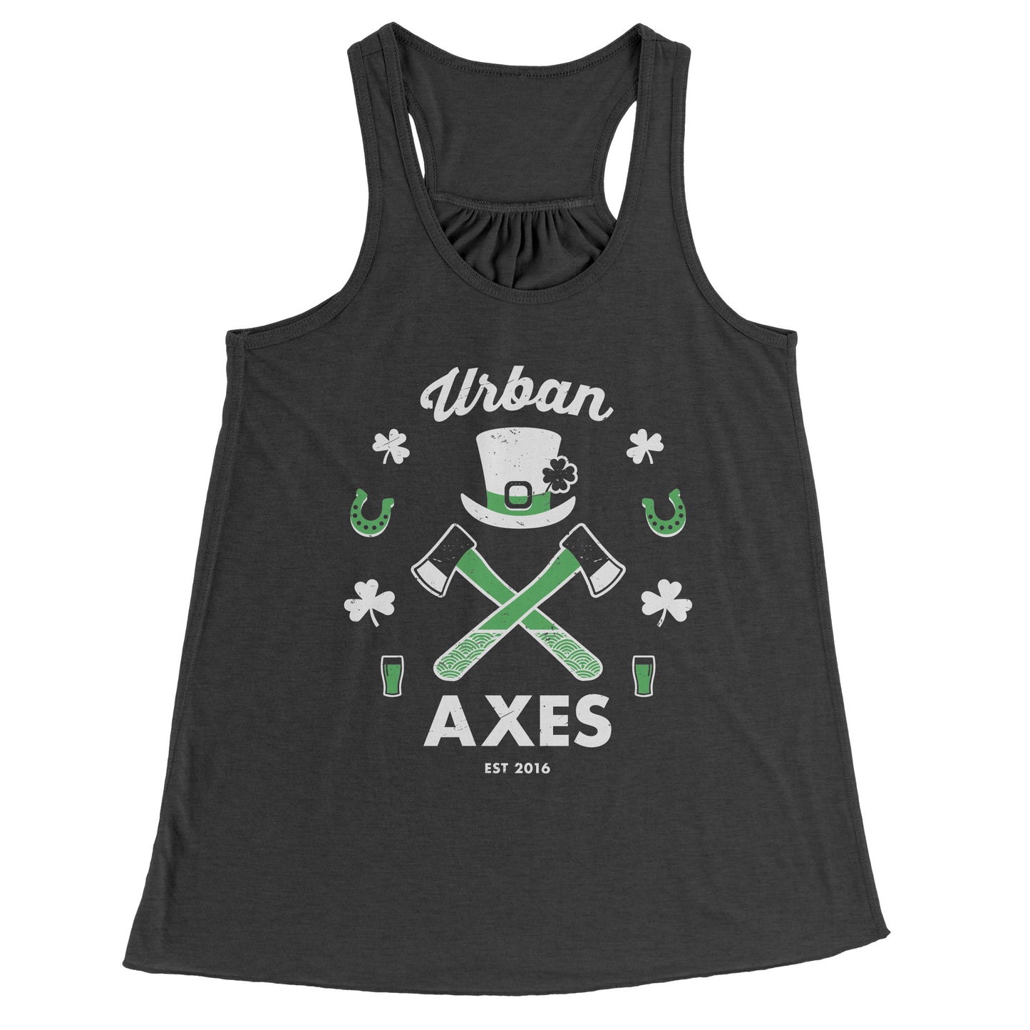 Lucky Axes #2 - Bella Women's Racerback Tank