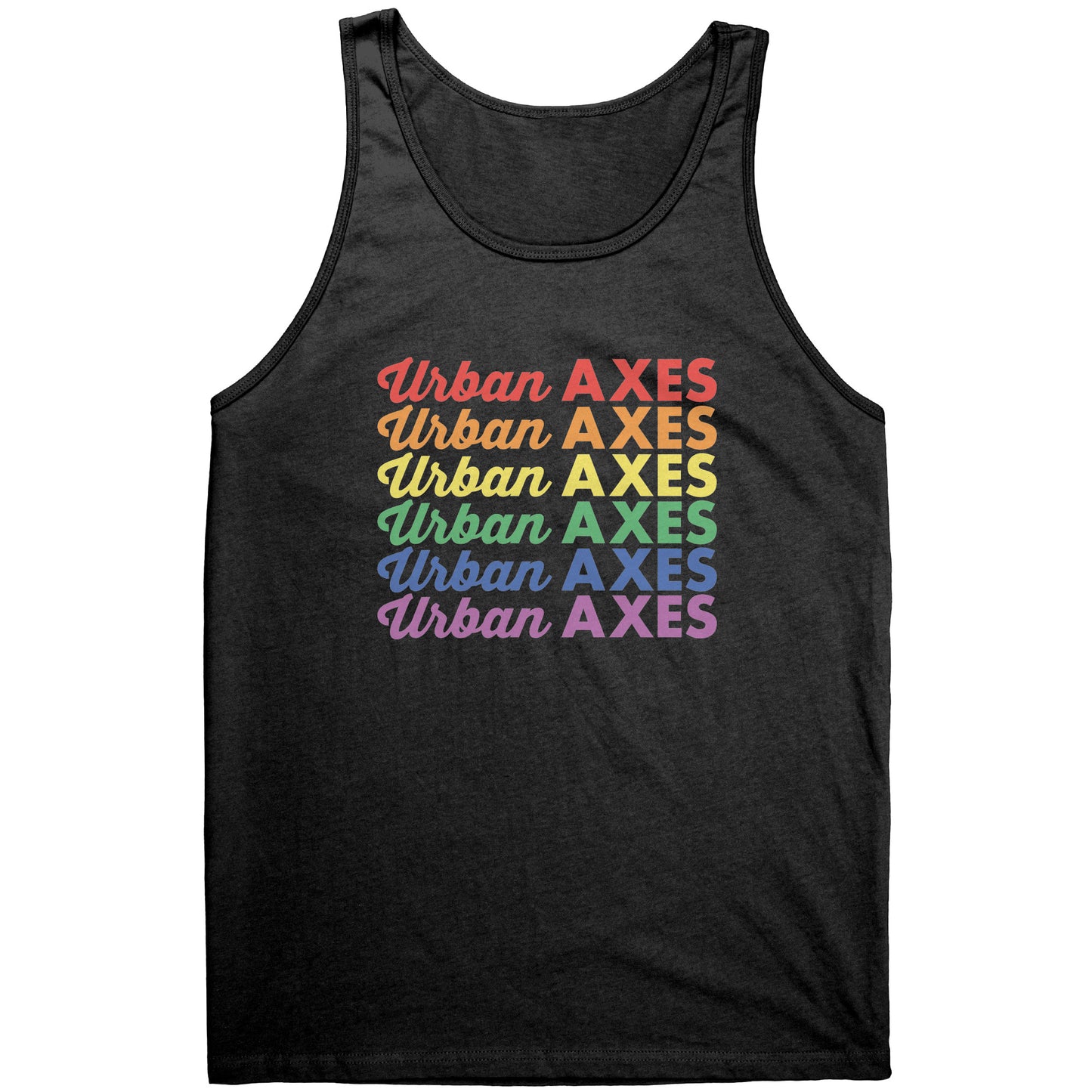 Urban Axes Pride Logo - Canvas Unisex Tank