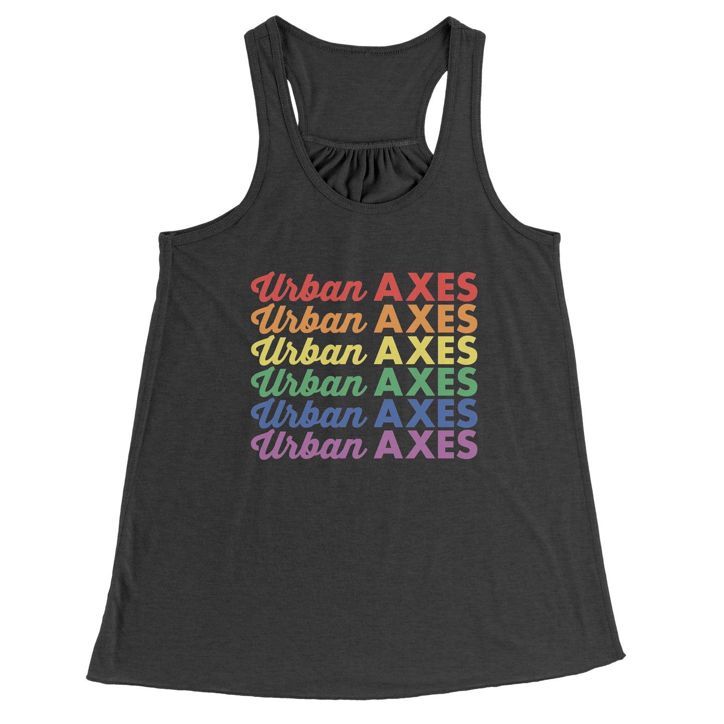 Urban Axes Pride Logo - Bella Women's Racerback Tank