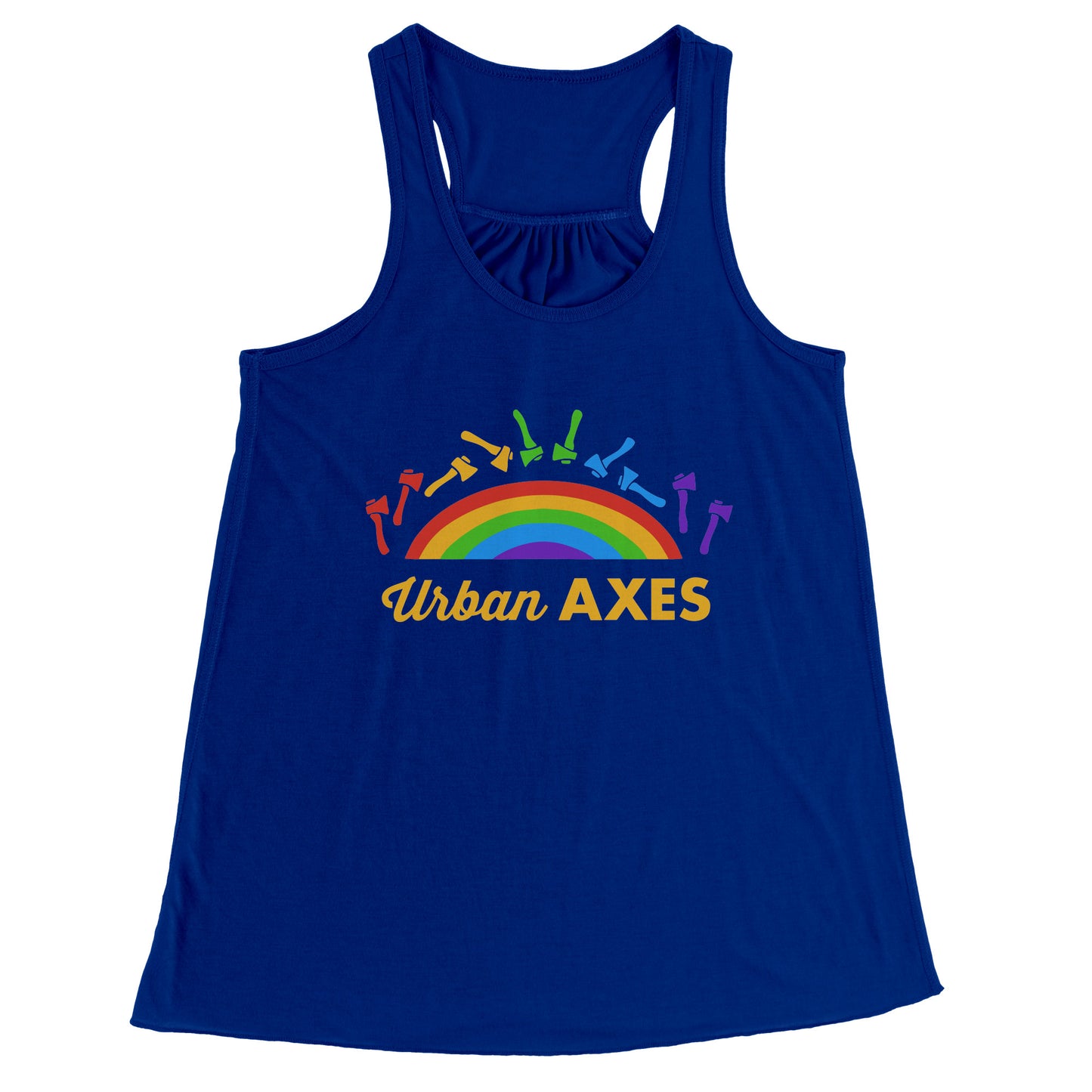 Urban Axes Rainbow Pride Shirt - Women's Racerback Tank