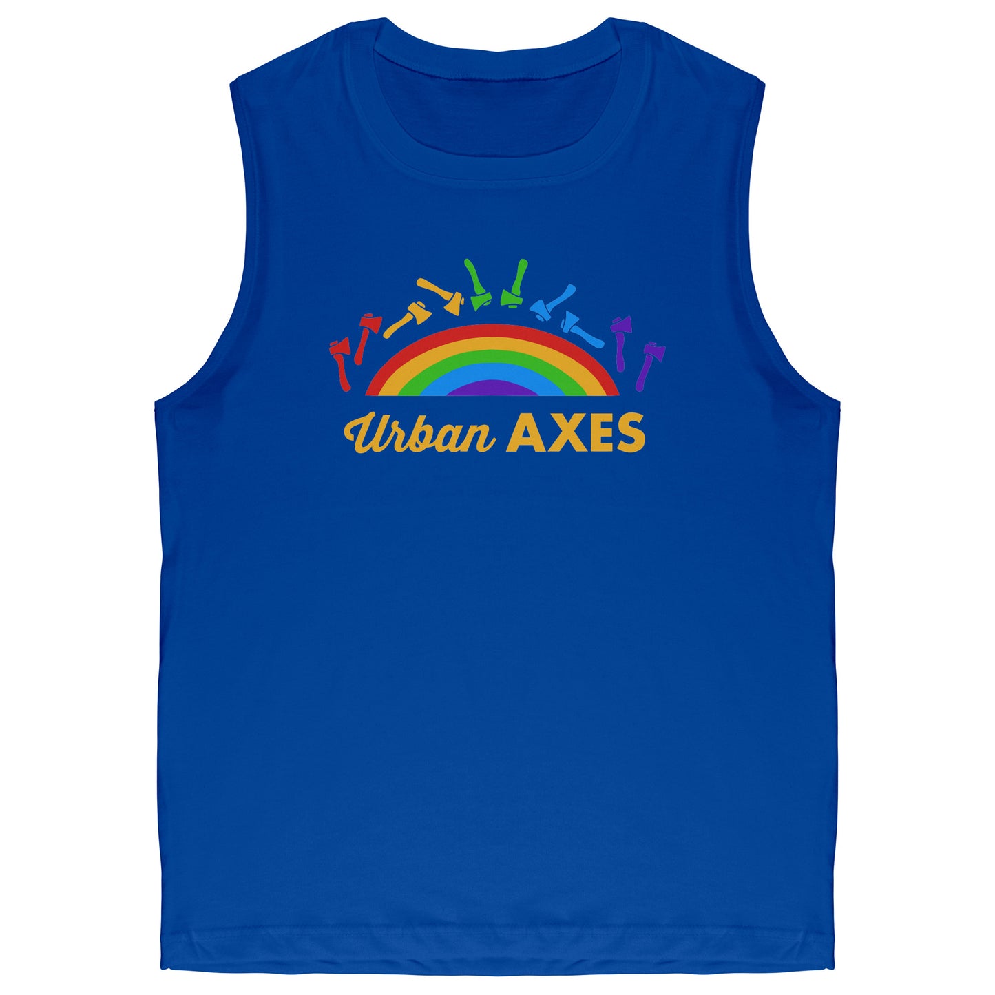 Urban Axes Rainbow Pride Muscle Shirt - Canvas Unisex Shirt