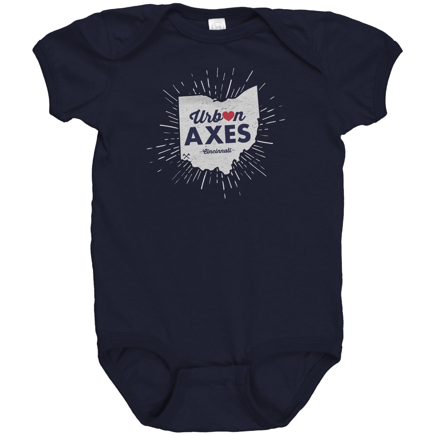 Cincinnati, The Heart of It All - Baby Onesie