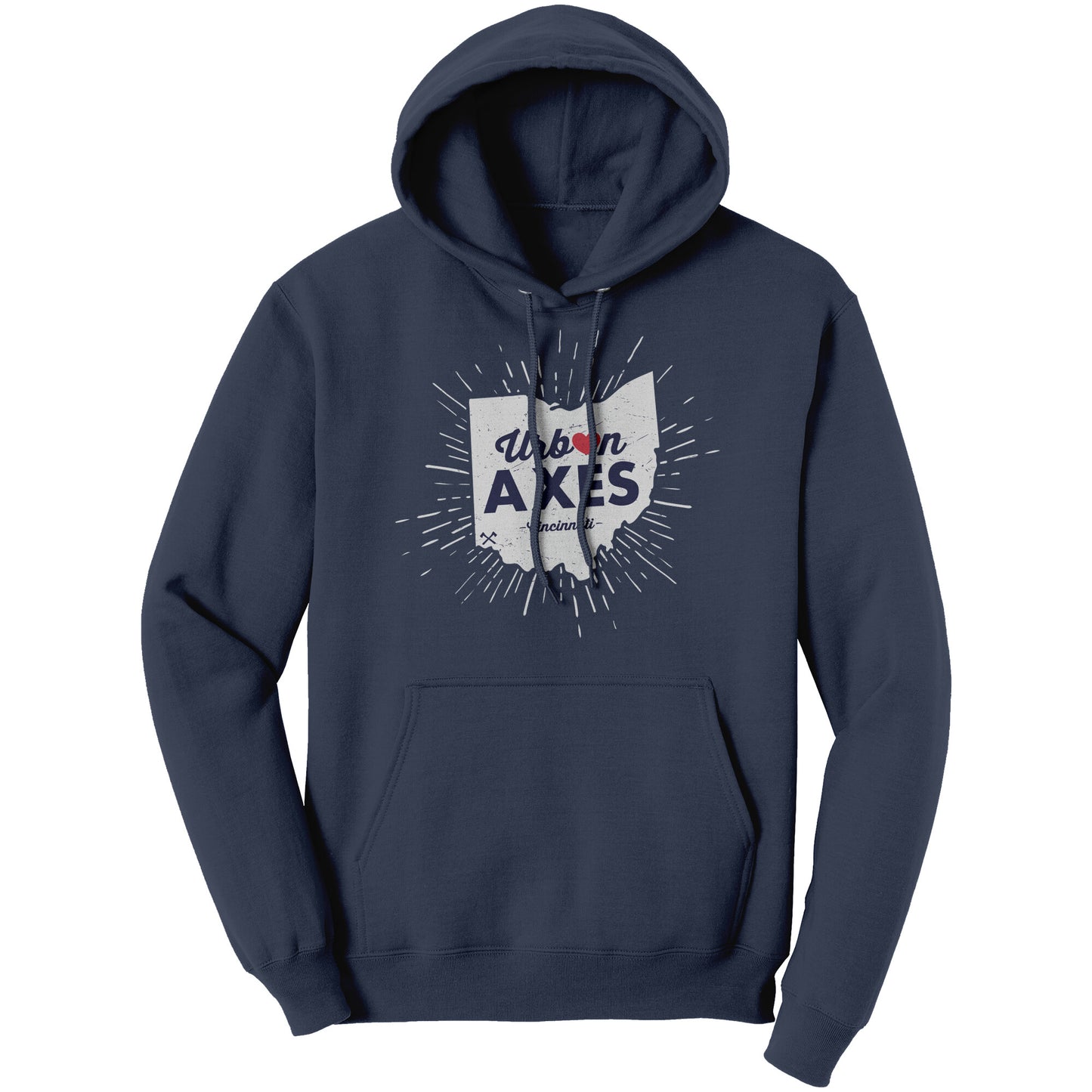 Cincinnati, The Heart of It All - Port & Co Unisex Hoodie