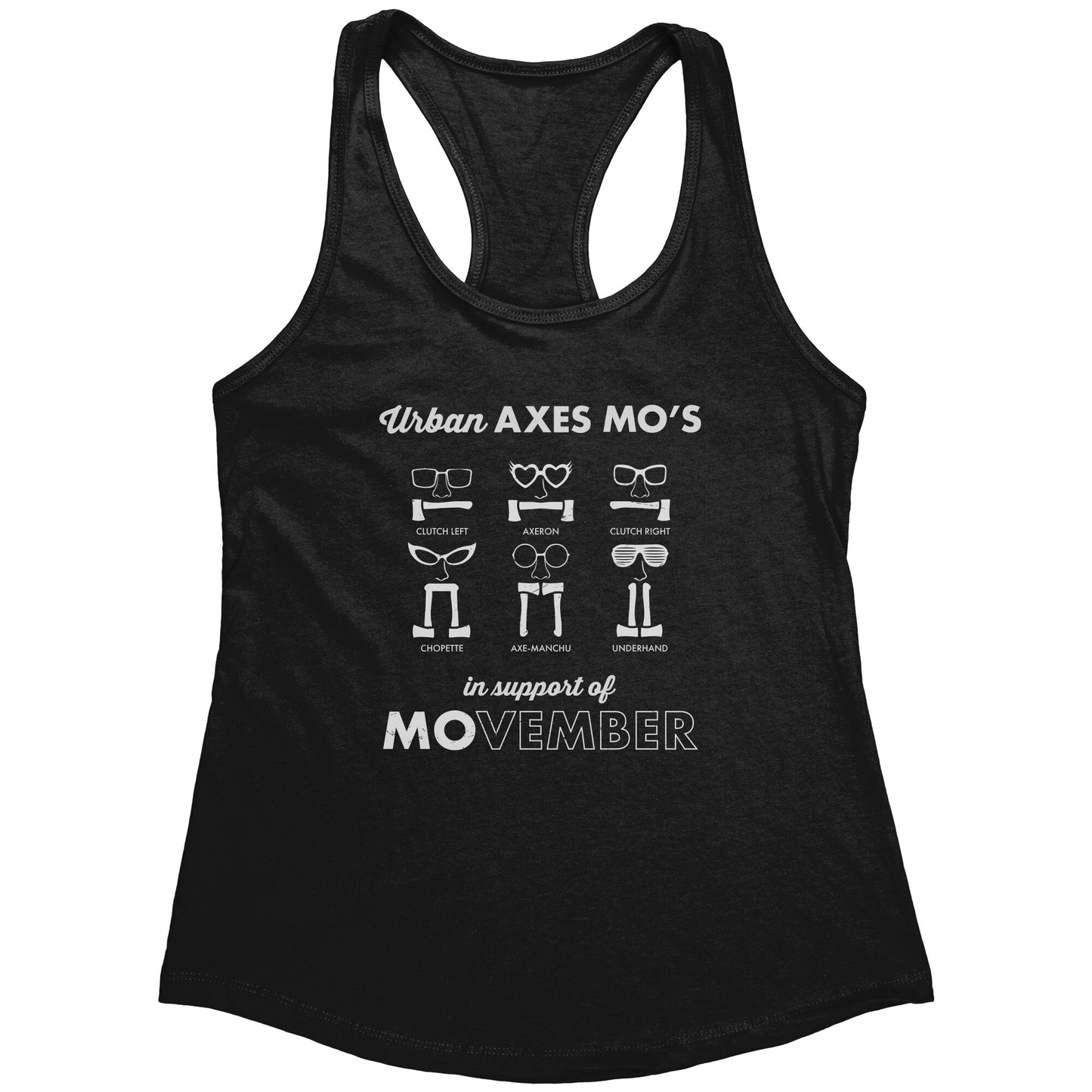 Mo' Axe Throwing - Womens Racerback Tank