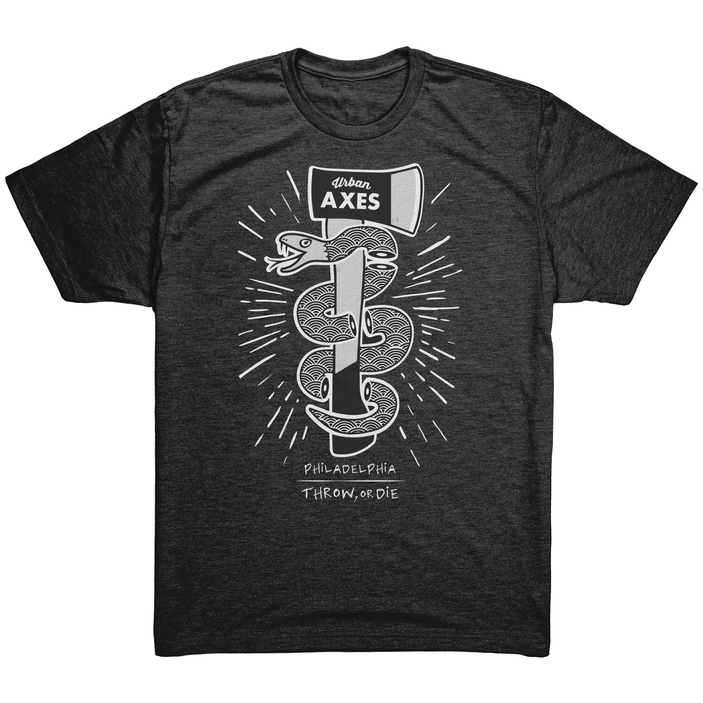 Philadelphia "Throw or Die" - Next Level Men's Triblend Shirt