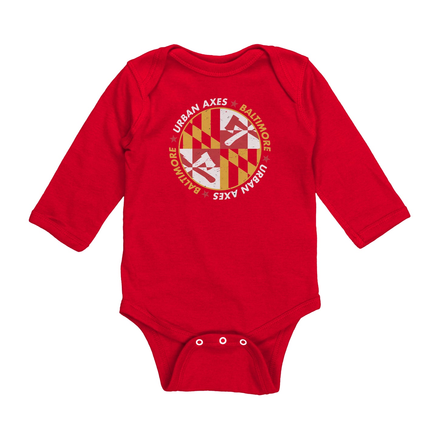 Baltimore Flag - Baby Onesie Longsleeve