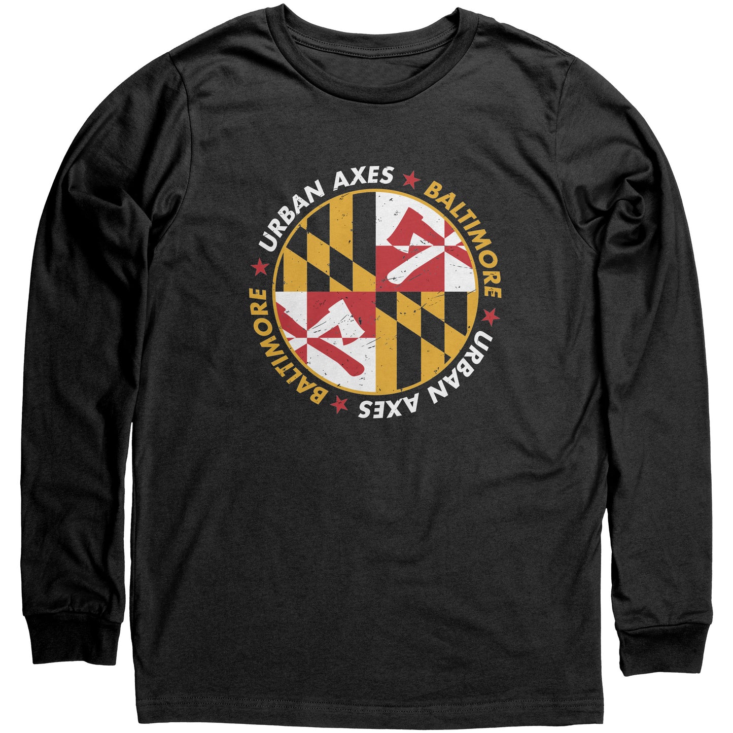 Baltimore Flag - Bella Canvas Unisex Long Sleeve T-Shirt