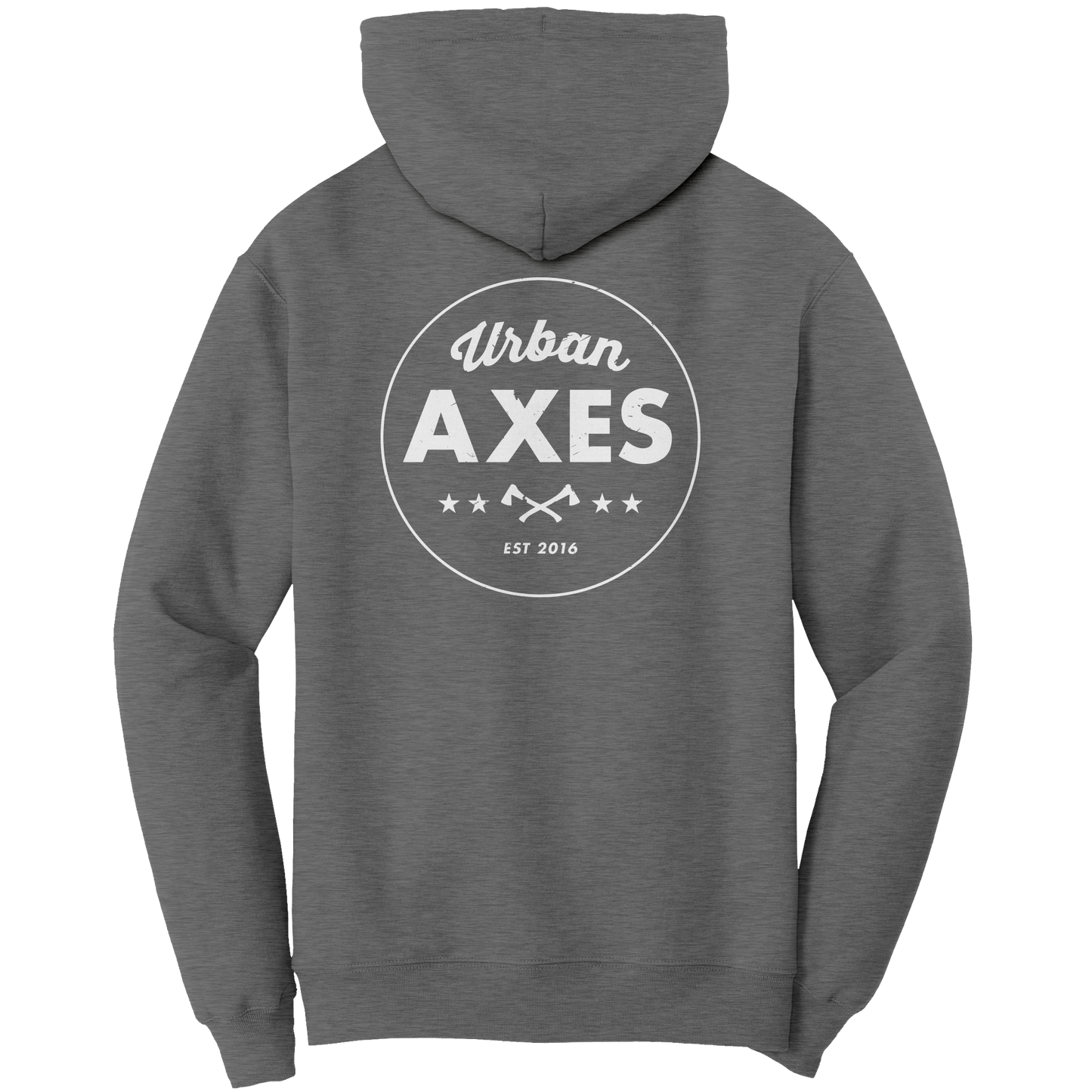 Urban_Axes_Hoodie_-_Crossed_Axes_on_Fron_Graphite_Heather_Mockup.png