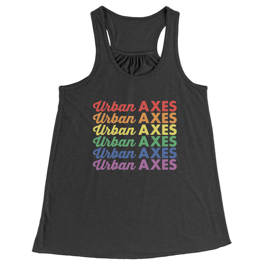 Urban Axes Pride Logo - Bella Women's Racerback Tank