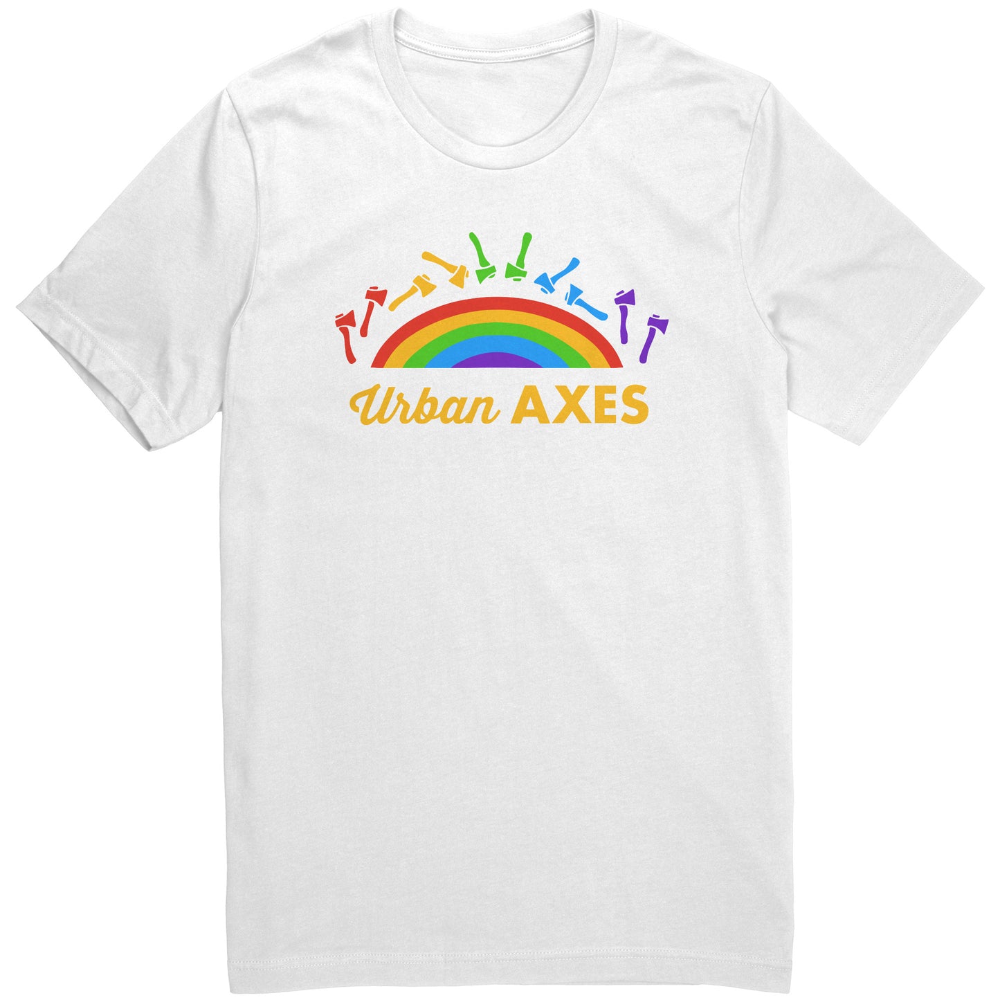 Urban Axes Rainbow Pride Shirt - Canvas Unisex