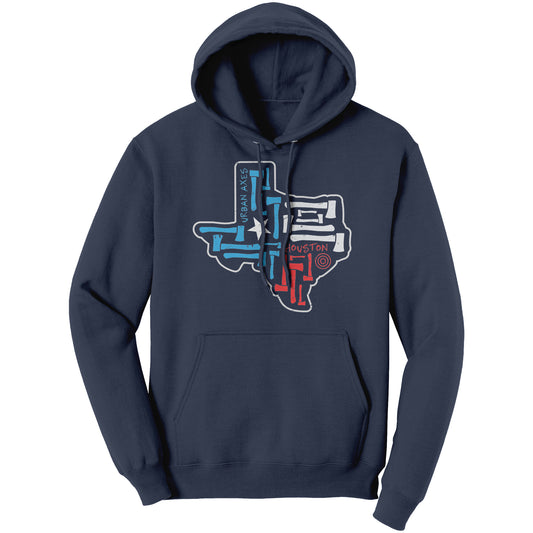 Houston Texas Flag - Port & Co Hoodie