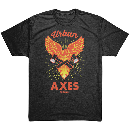 Phoenix Urban Axes Design - Next Level Men's Triblend Shirt
